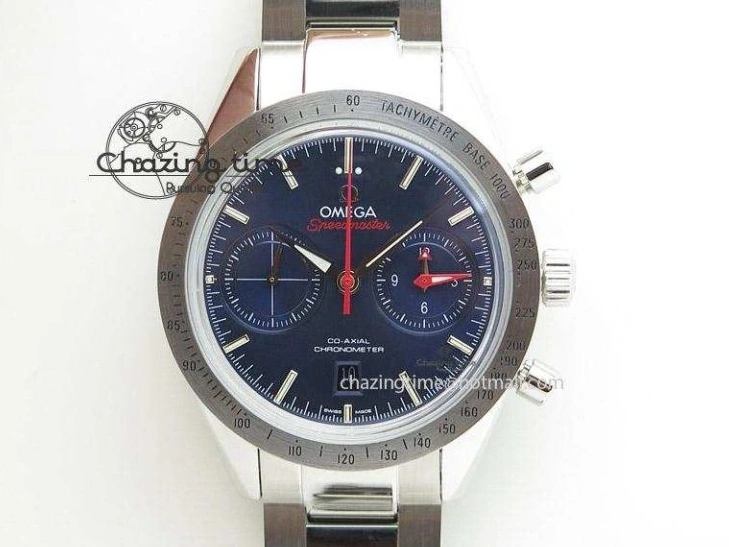 0413 Speedmaster Black Benom PVD Moon RMF Best Edition on PVD Bracelet Lemania HW WrinkleFree 7727